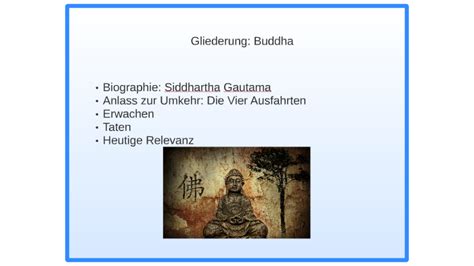 siddhartha gautama steckbrief